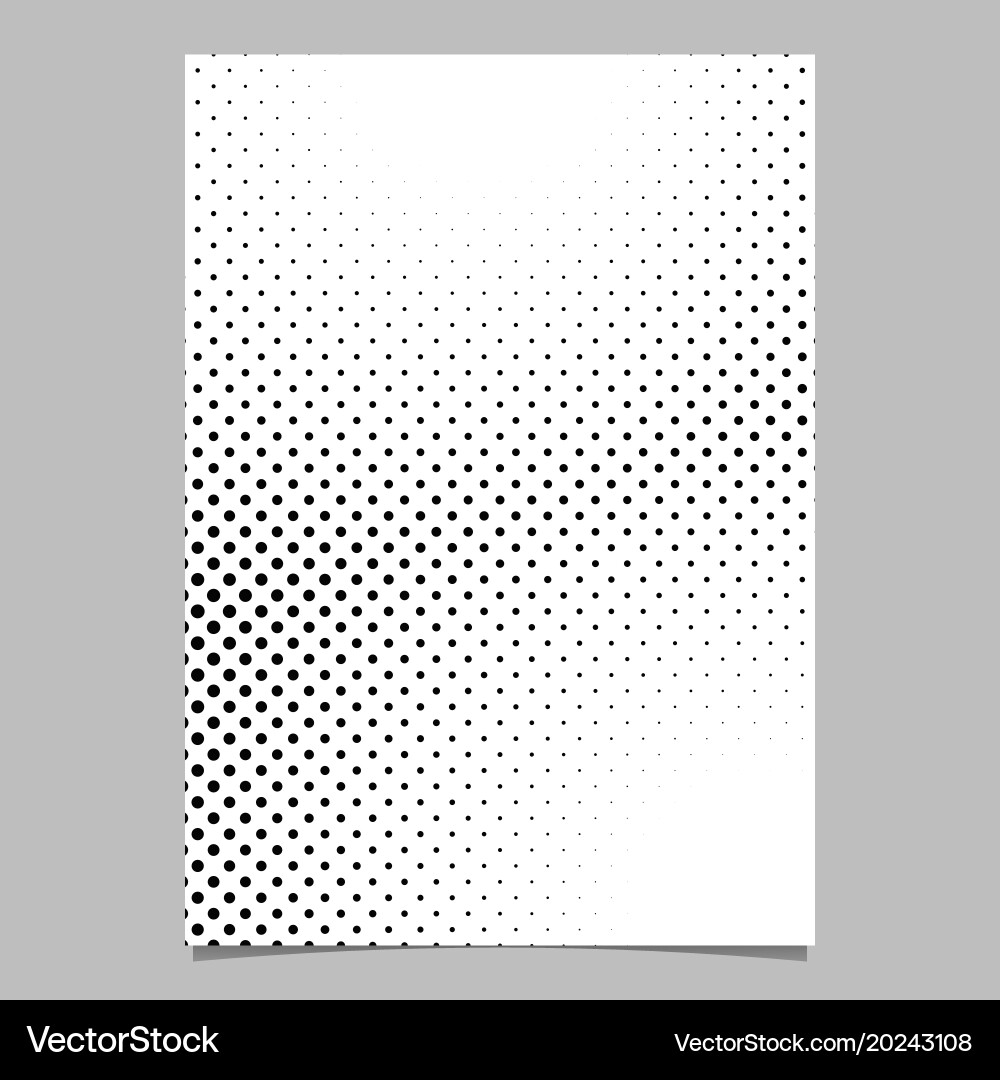Retro abstract halftone circle pattern background vector image