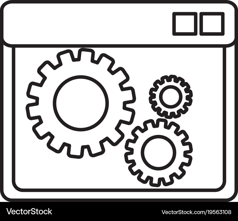 Web responsive design vector image