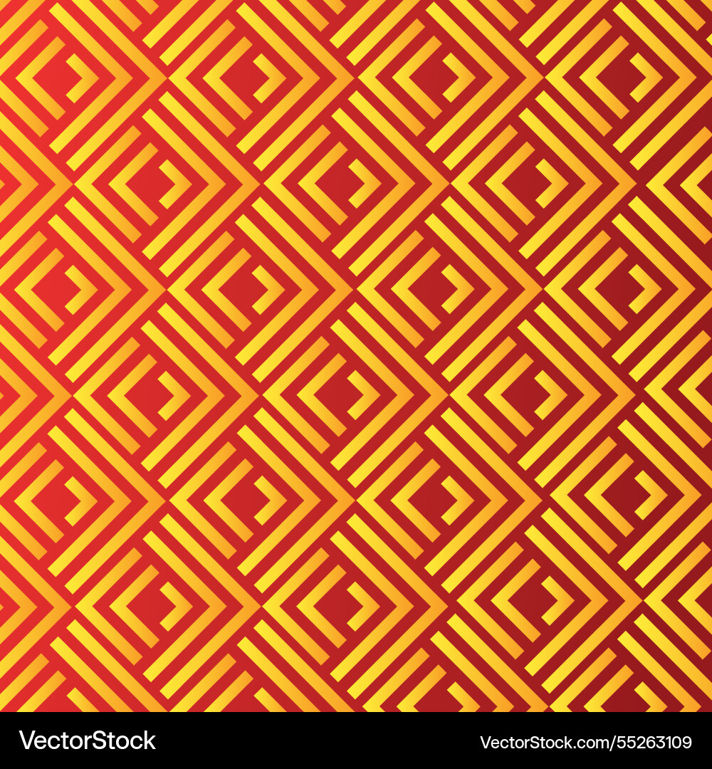 Abstract seamless yellow pattern with red Abstract seamless yellow pattern with red vector image