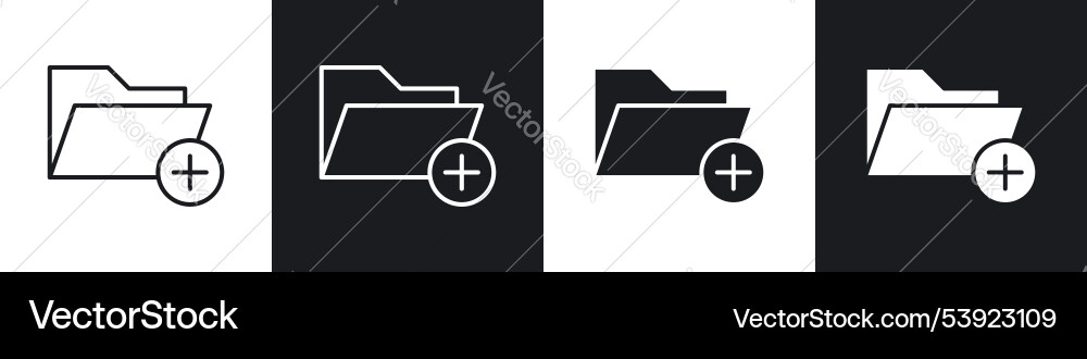 Add folder icon Add folder icon vector image