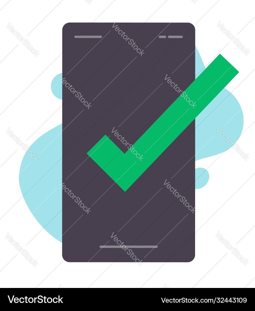 Approved validated checkmark notification Approved validated checkmark notification vector image