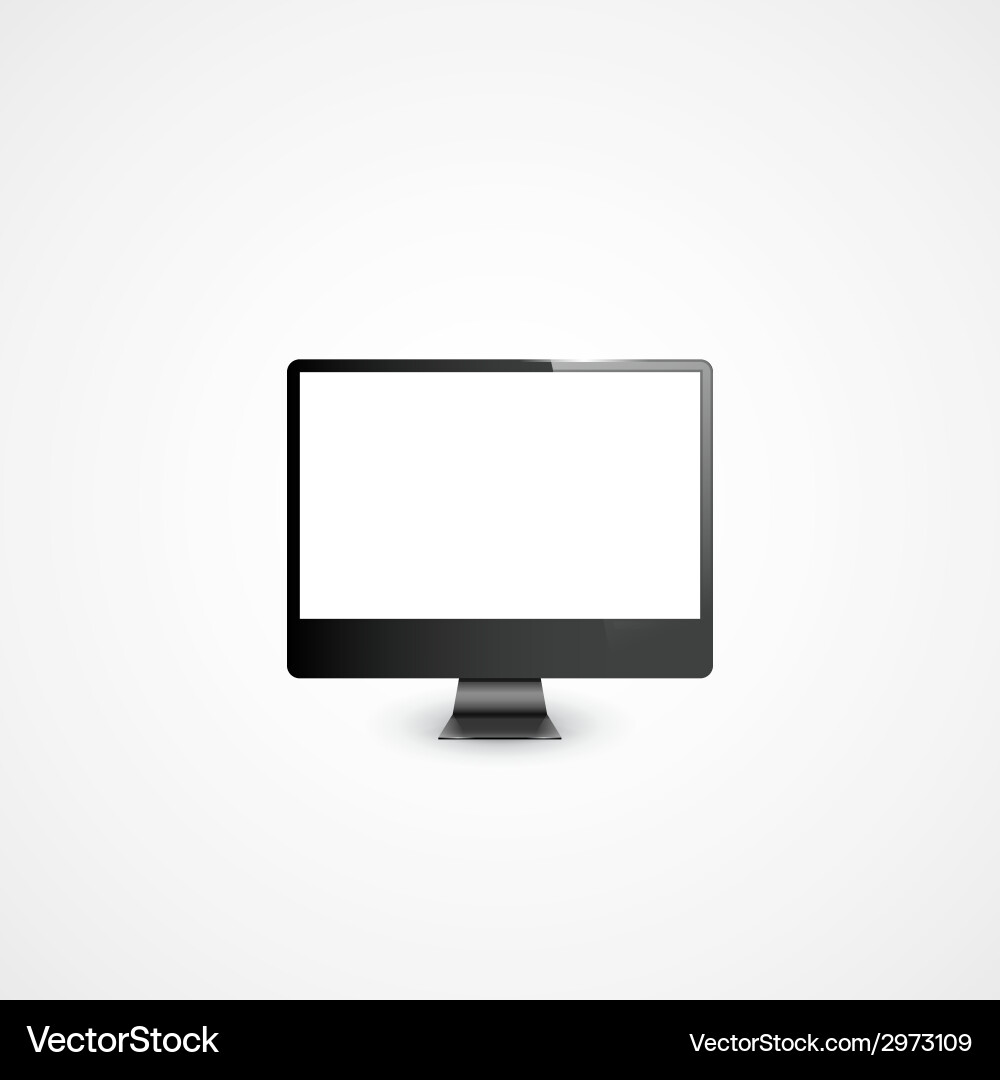 Computer display vector image