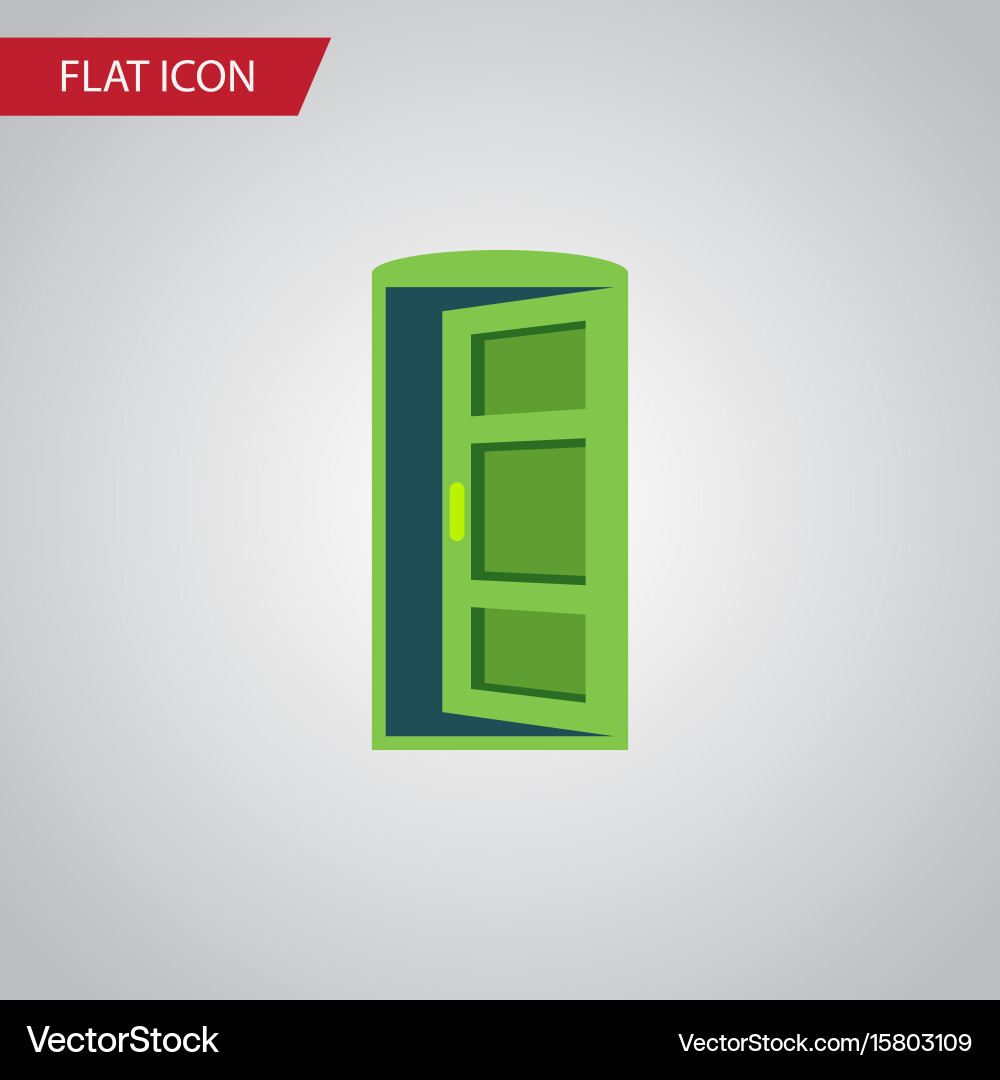 Isolated approach flat icon frame element vector image