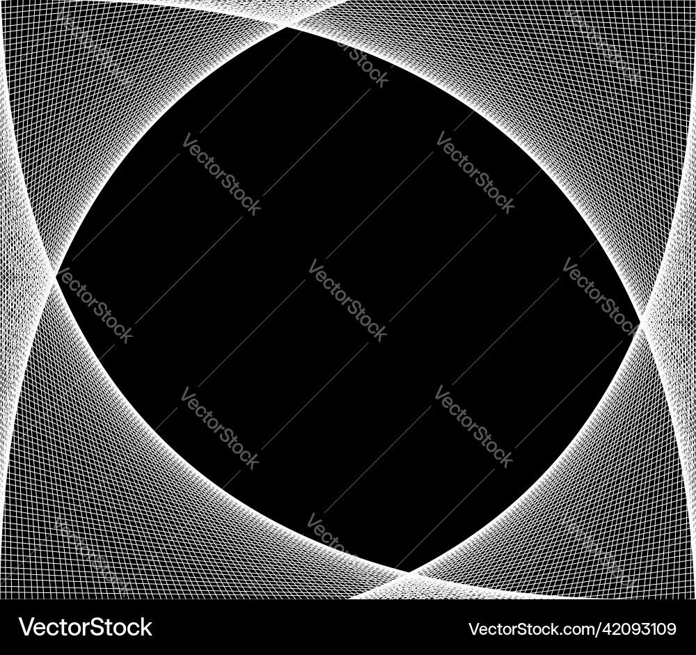 Netting intersecting lines grid mesh corners Netting intersecting lines grid mesh corners vector image