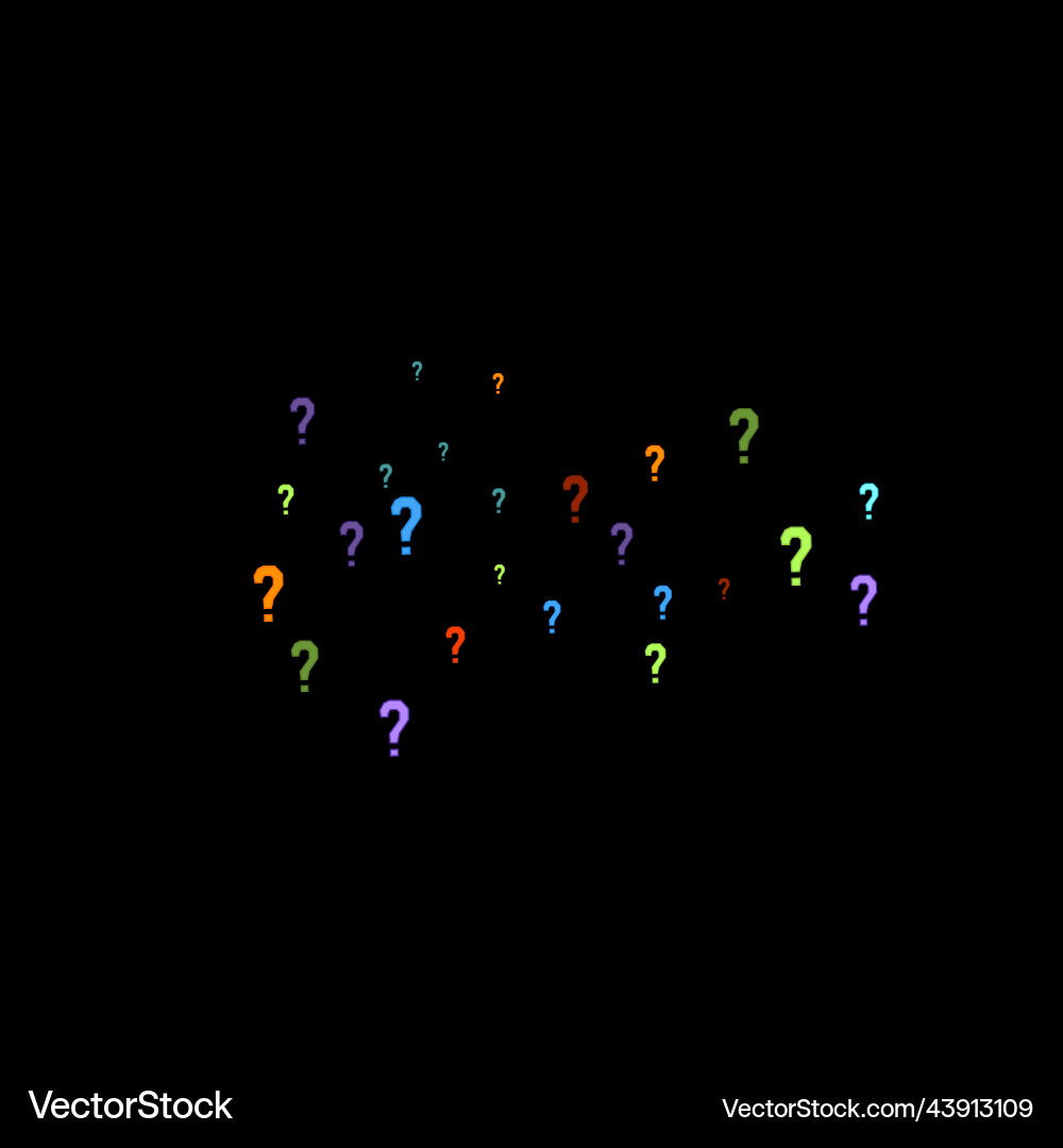 Question marks quiz doubt poll query public Question marks quiz doubt poll query public vector image