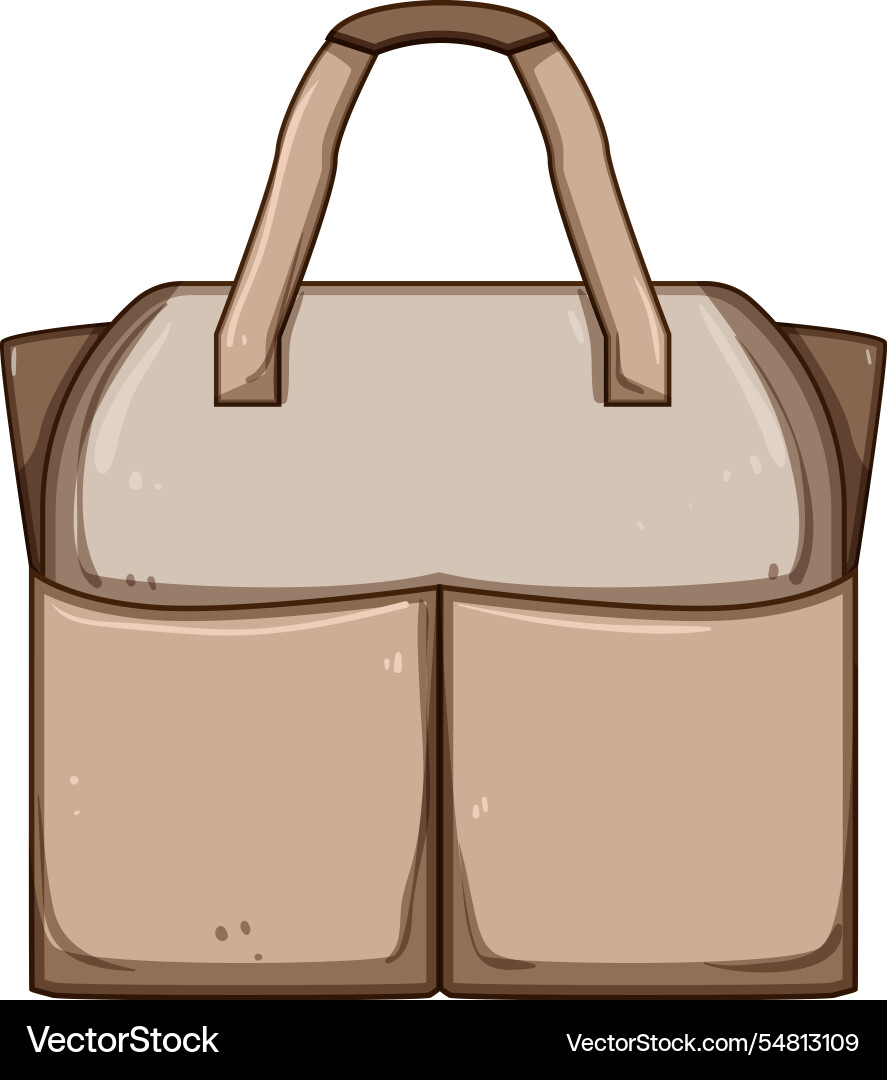 Wasserdichte Windeltasche Cartoon Wasserdichte Windeltasche Cartoon vektorbild