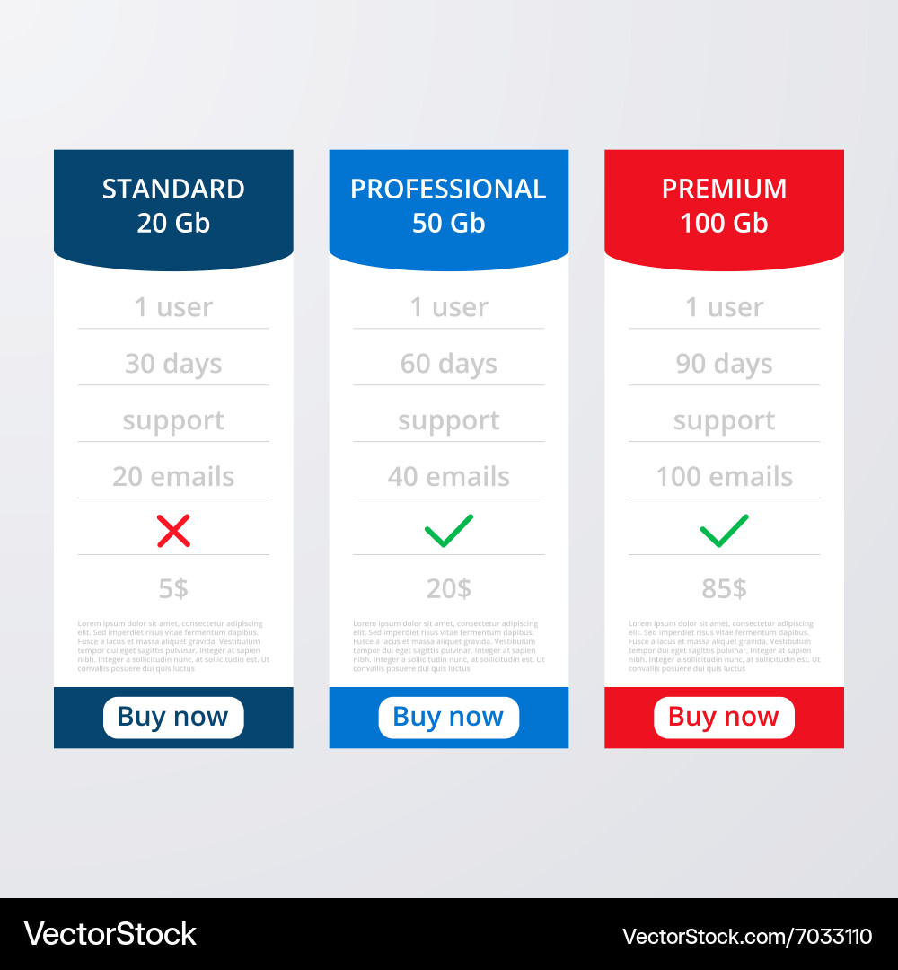 A pattern internet tariffs vector image