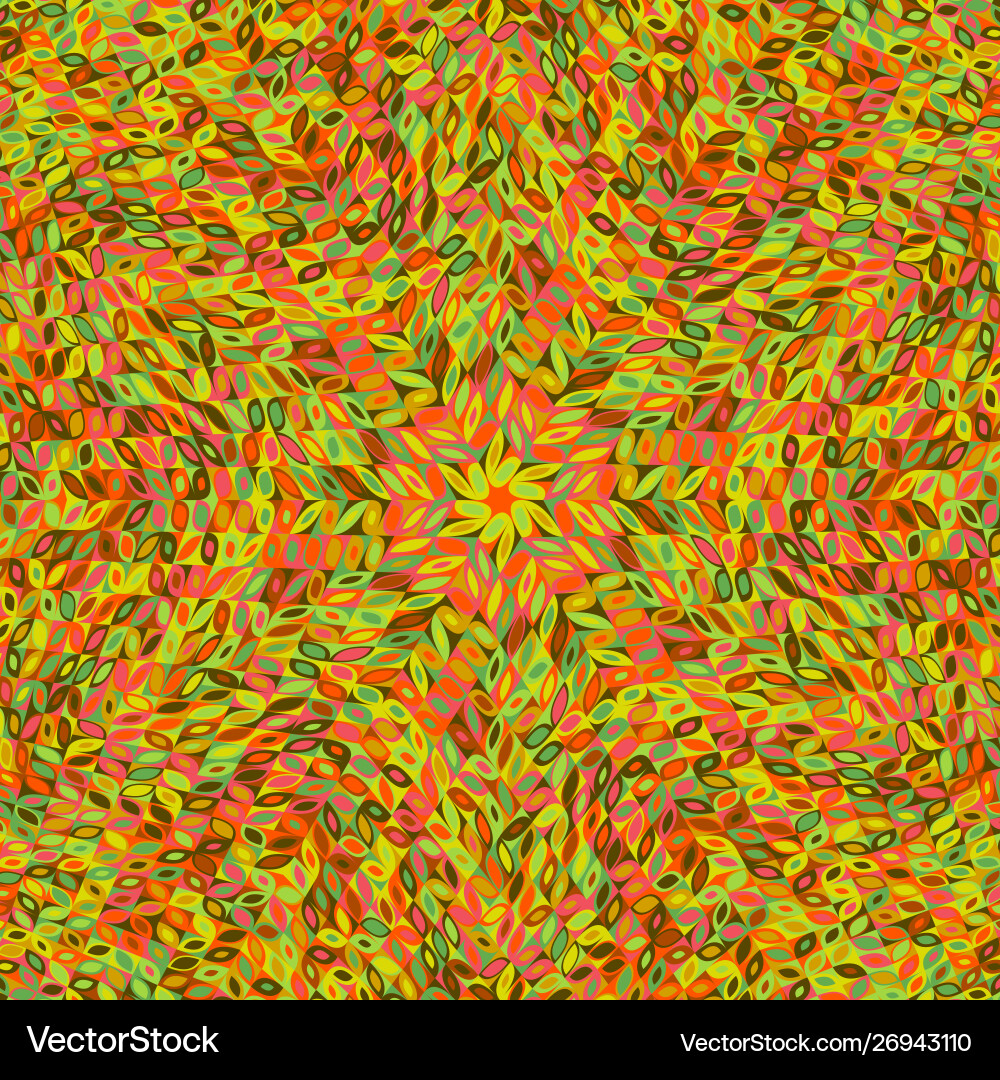 Abstract dynamic geometrical radial tiled pattern Vector Image