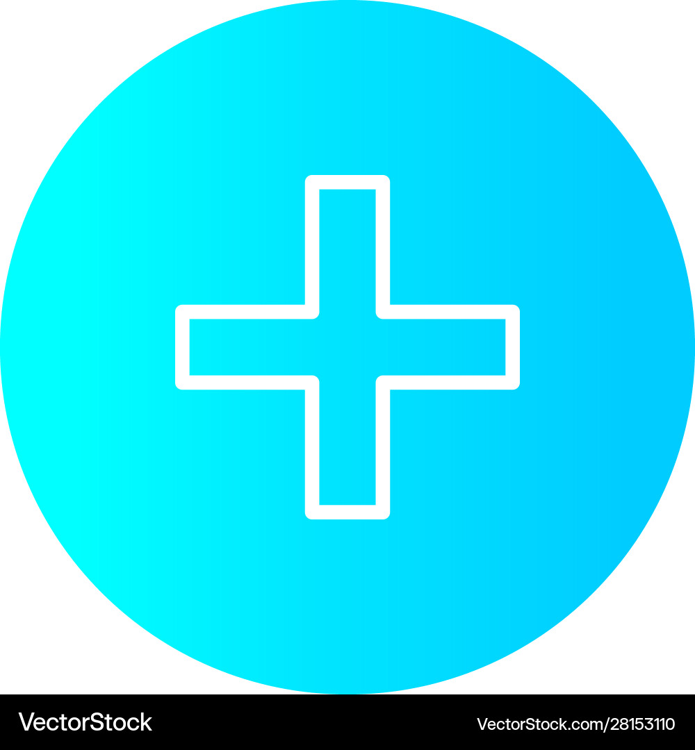 Add icon with white background Vector Image