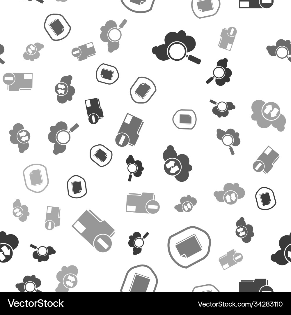 Set search cloud computing document protection Set search cloud computing document protection Vector Image