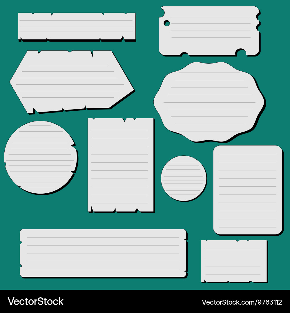 Blank Paper Sheet Royalty Free Vector Image - VectorStock