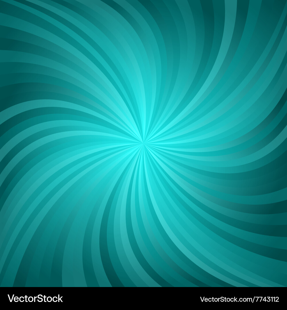 Dark cyan twirl pattern background vector image