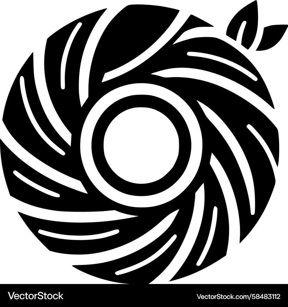 Dynamic Circular Vortex Vector Image