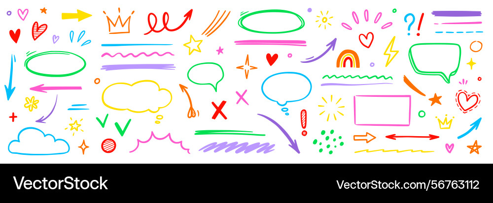 Line hand drawn brush marker arrow heart shape Line hand drawn brush marker arrow heart shape Vector Image