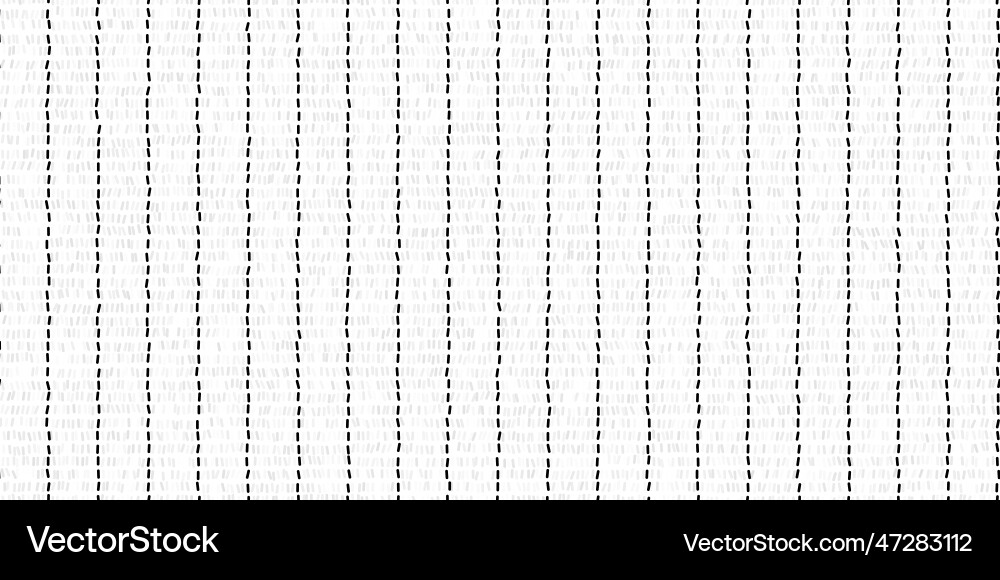 Pinstripe black and white seamless pattern vector image