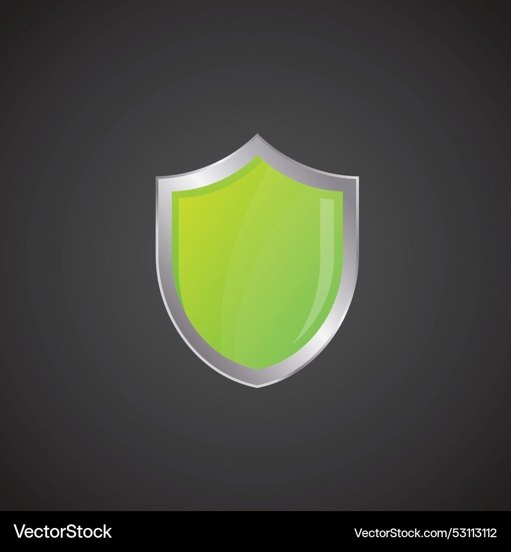 Shield guard icon element concept design template vector image