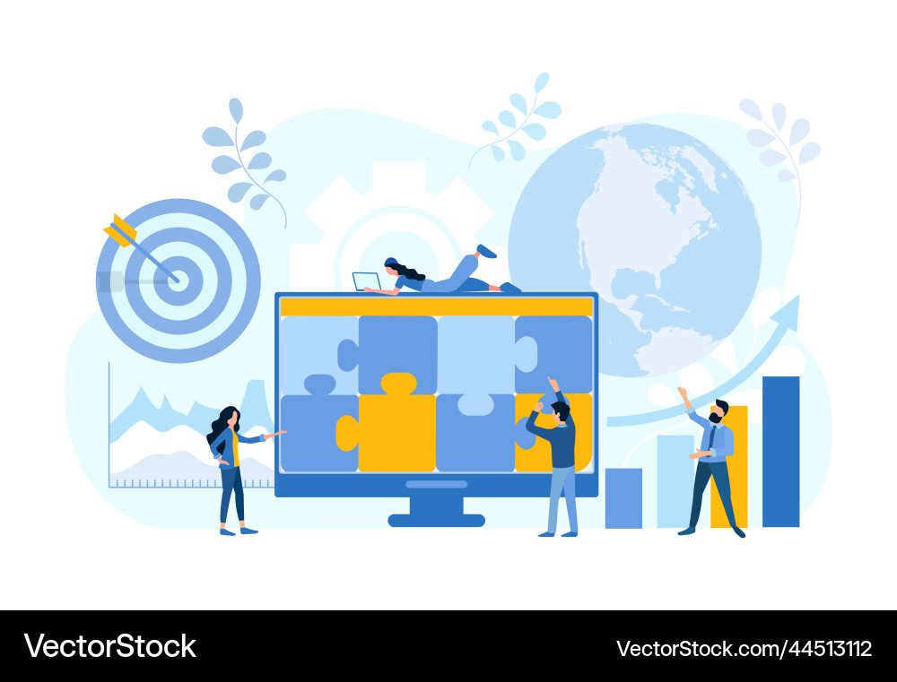 User experience interface development User experience interface development vector image