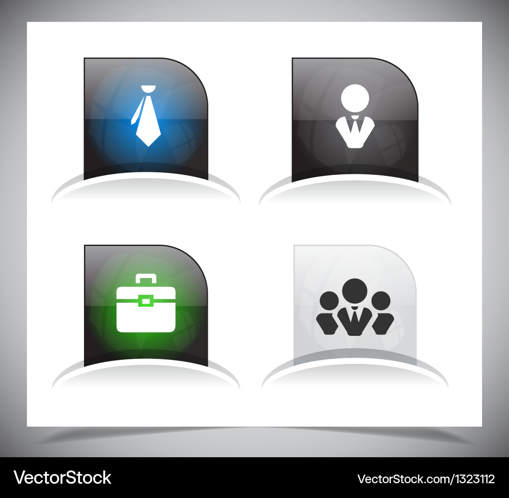 Web buttons pack vector image