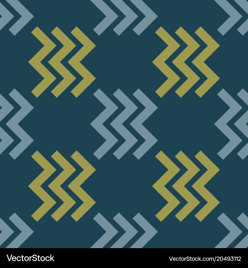 Zig zag right seamless pattern vector image