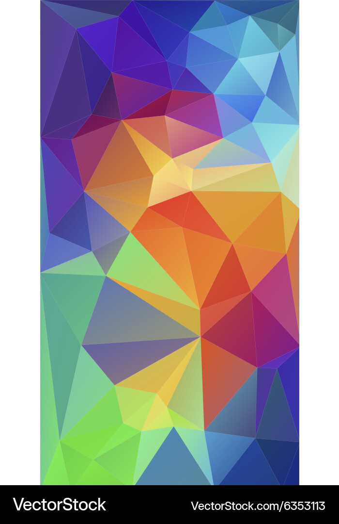 Abstract polygonal background for web design vector image
