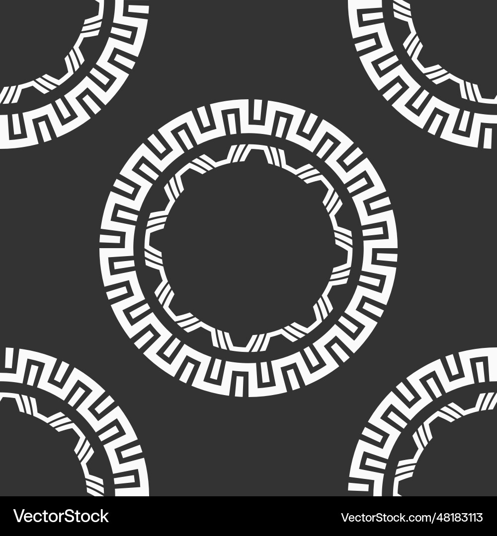 Abstract seamless pattern with round geometric Abstract seamless pattern with round geometric vector image