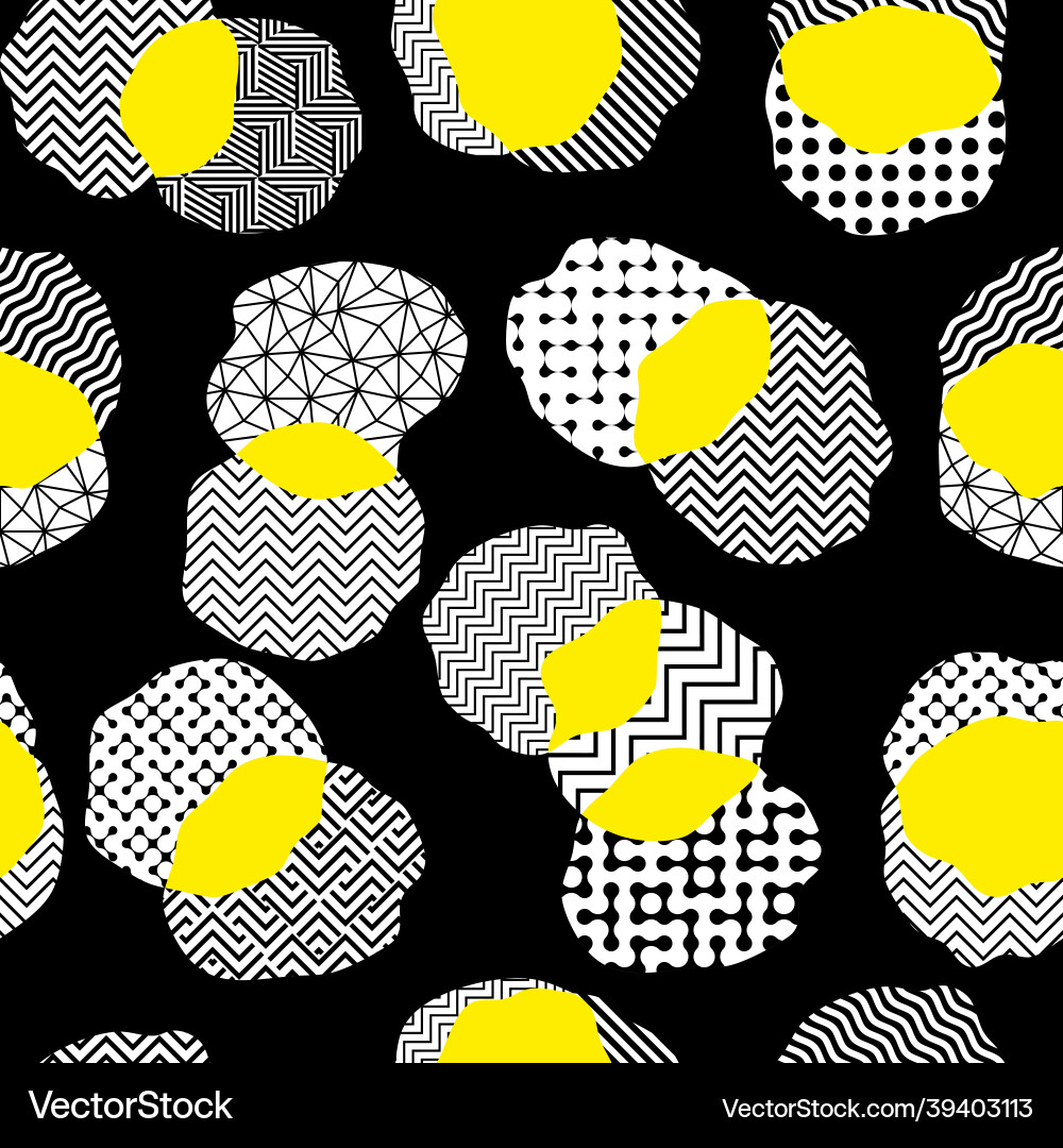 Geometric abstract pattern in patchwork style Geometric abstract pattern in patchwork style vector image