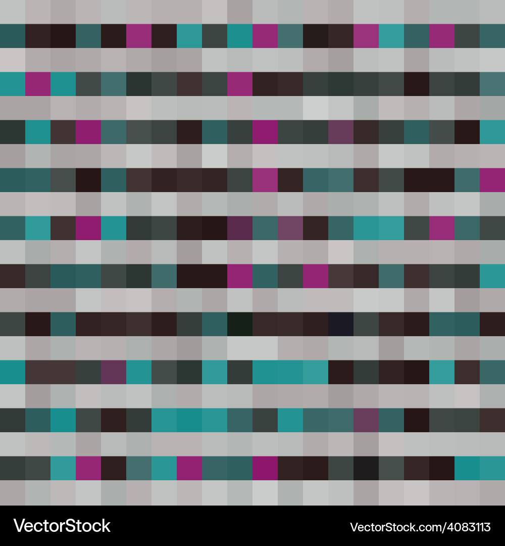 Seamless pattern with colorful squares and stripes vector image