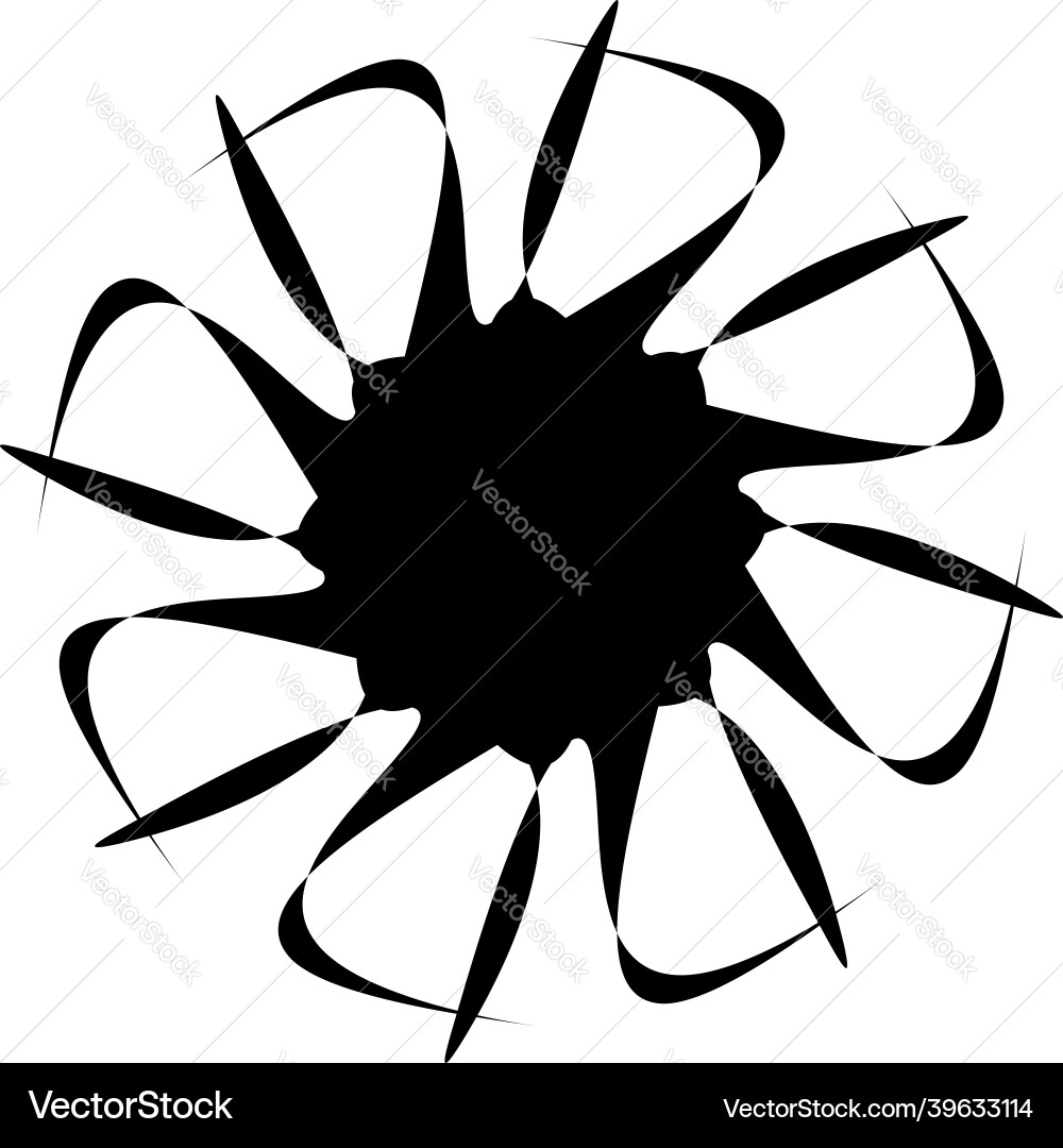 Abstract circular drawing amorphous nonfigurative Abstract circular drawing amorphous nonfigurative Vector Image