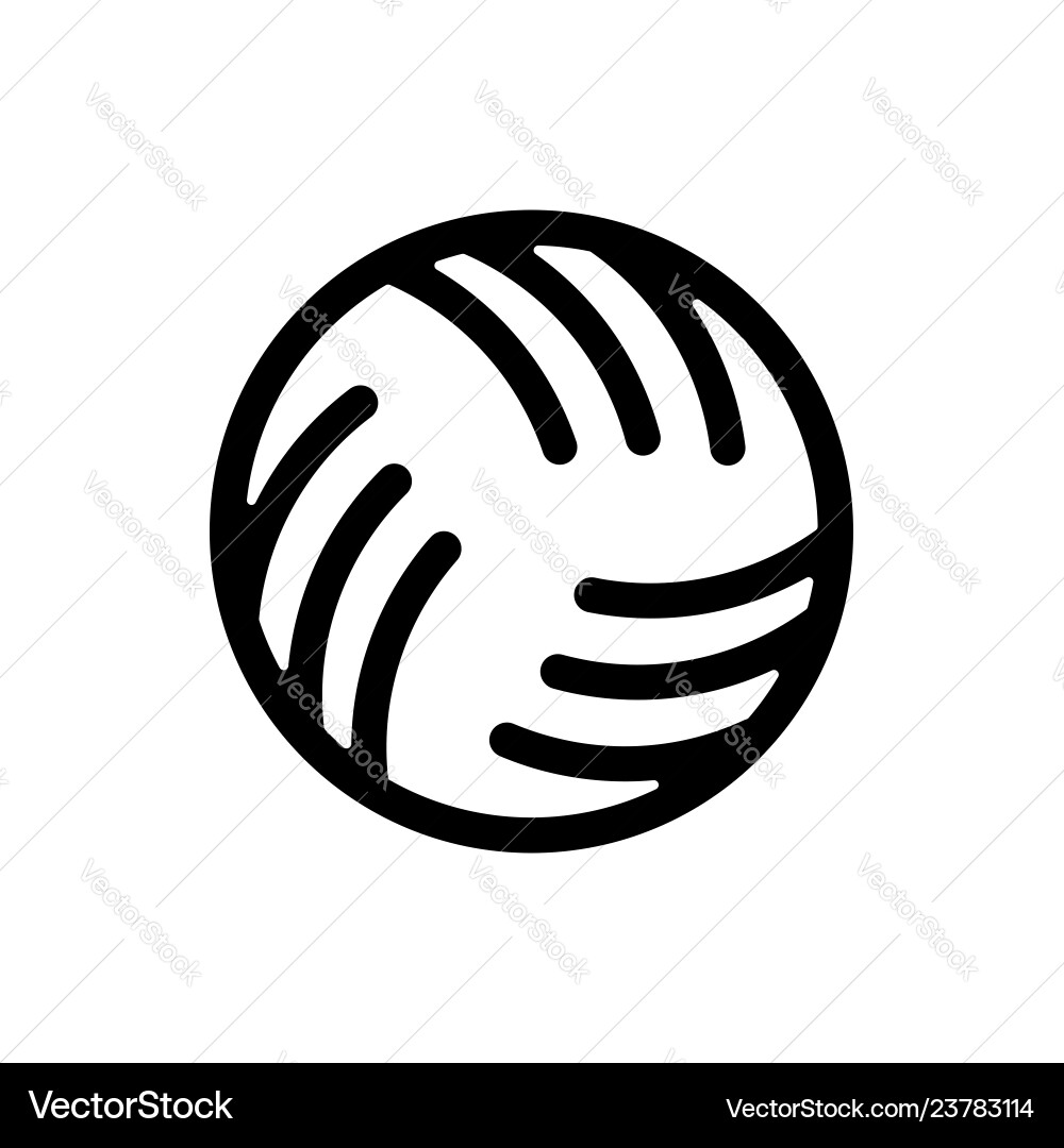 Ball water polo sign for playing Ball water polo sign for playing vector image