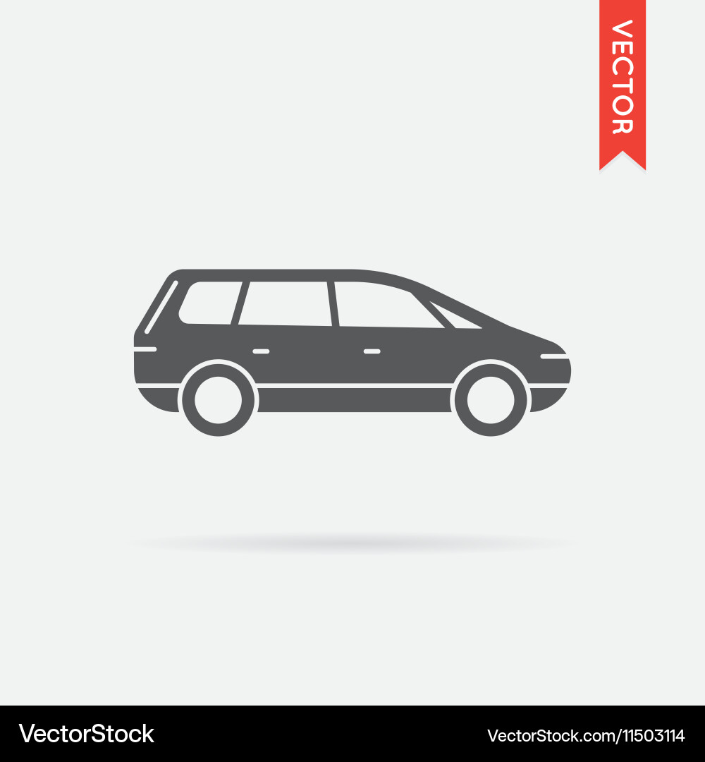 Car icon object image vector image