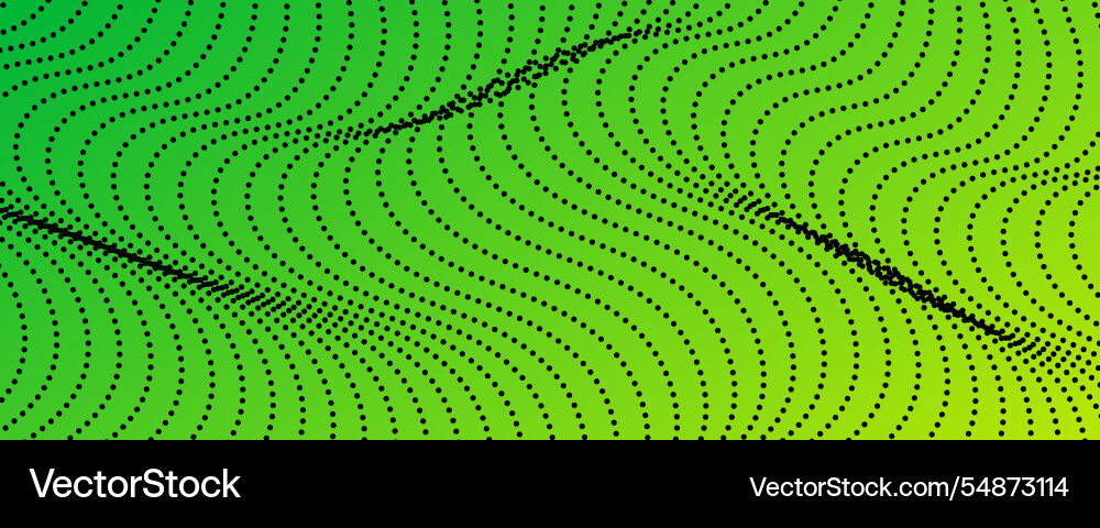 Colorful halftone background with flowing dots Colorful halftone background with flowing dots vector image