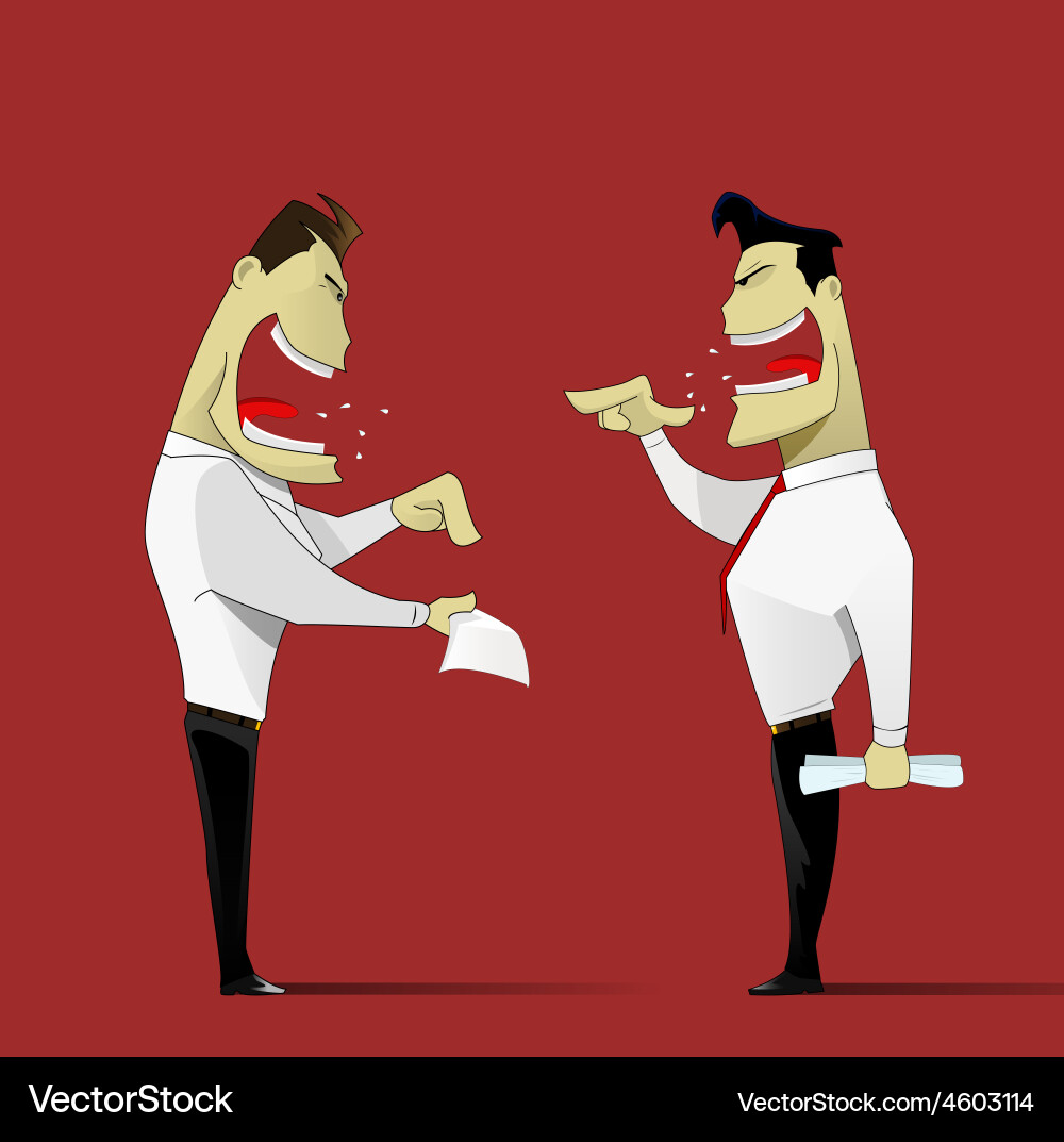 Discuss a problem Vector Image