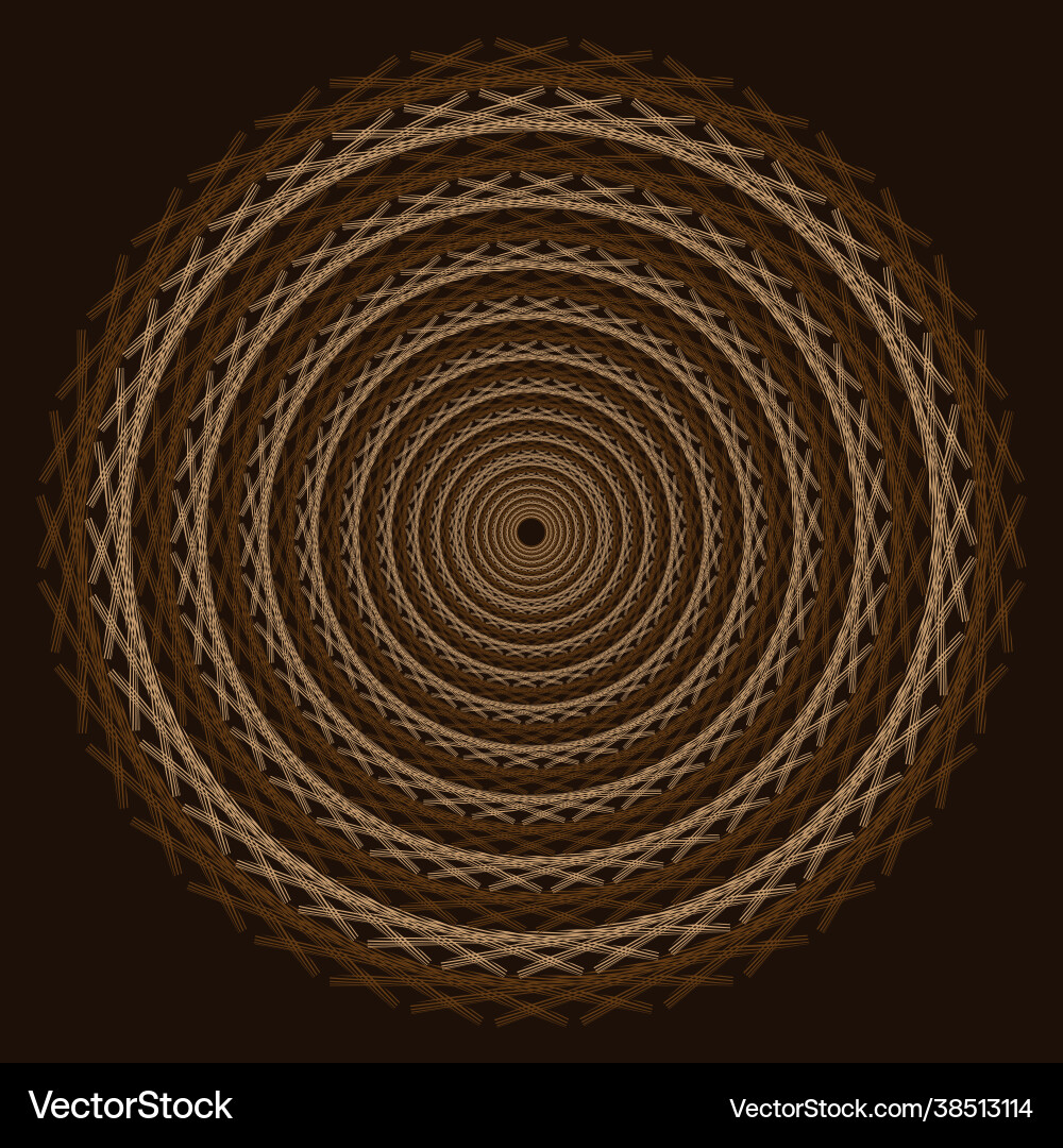 Dotted halftone spiral design element background Dotted halftone spiral design element background vector image