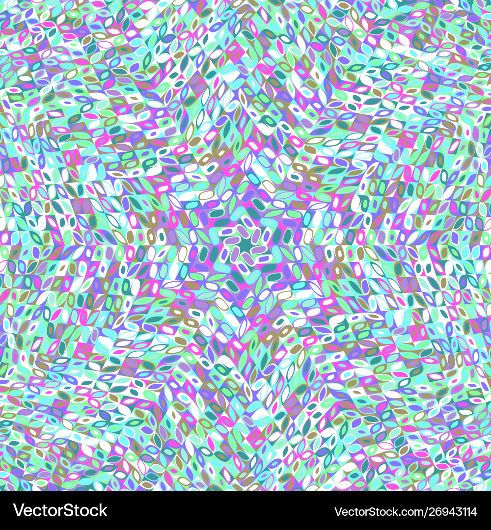 Dynamic geometrical abstract radial pattern vector image