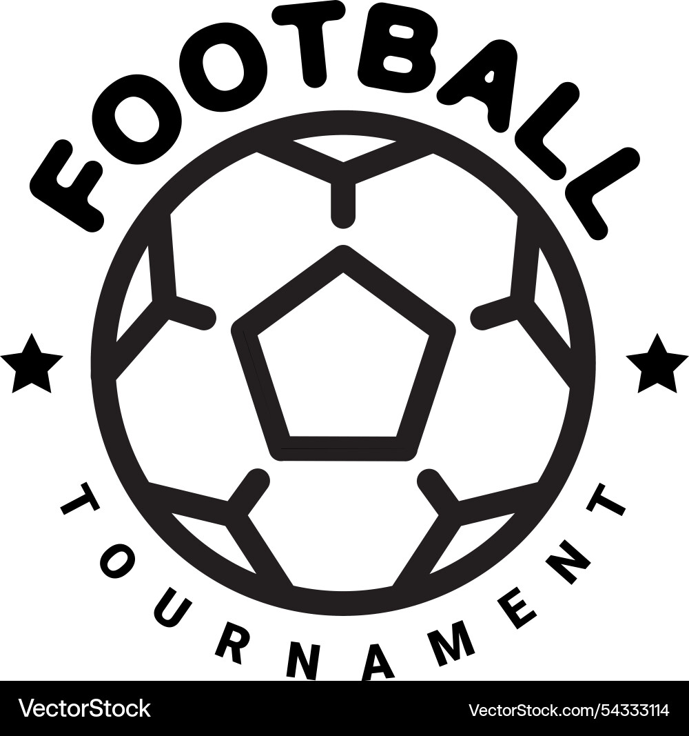 Football Tournament Icon Vector Image