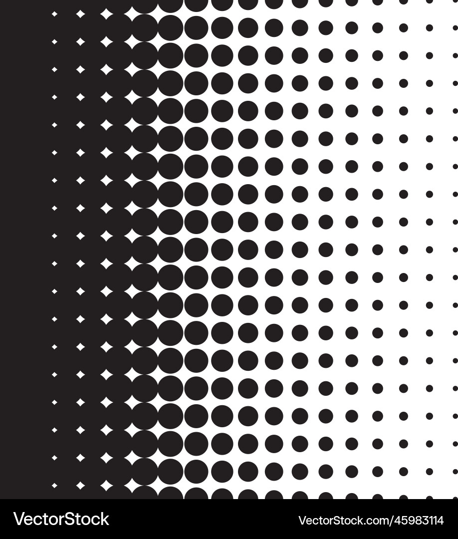 Halftone Dots Gradient Pattern vector image