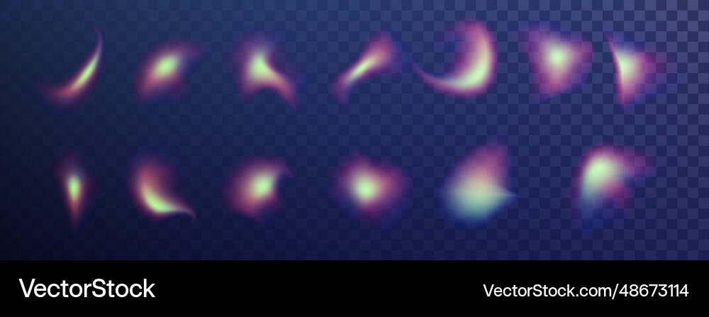 Hologram aura shape y2k soft gradient texture vector image