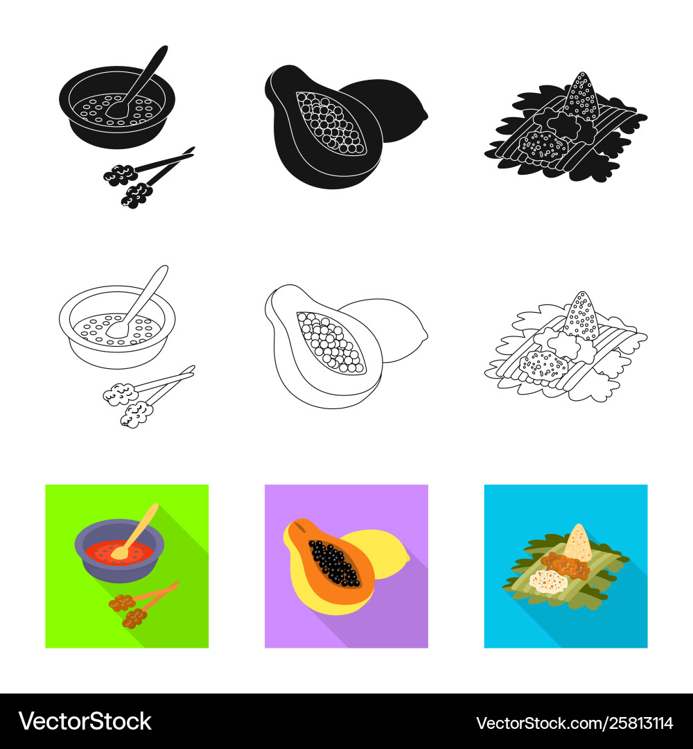 Isolated object and travel icon set Vector Image