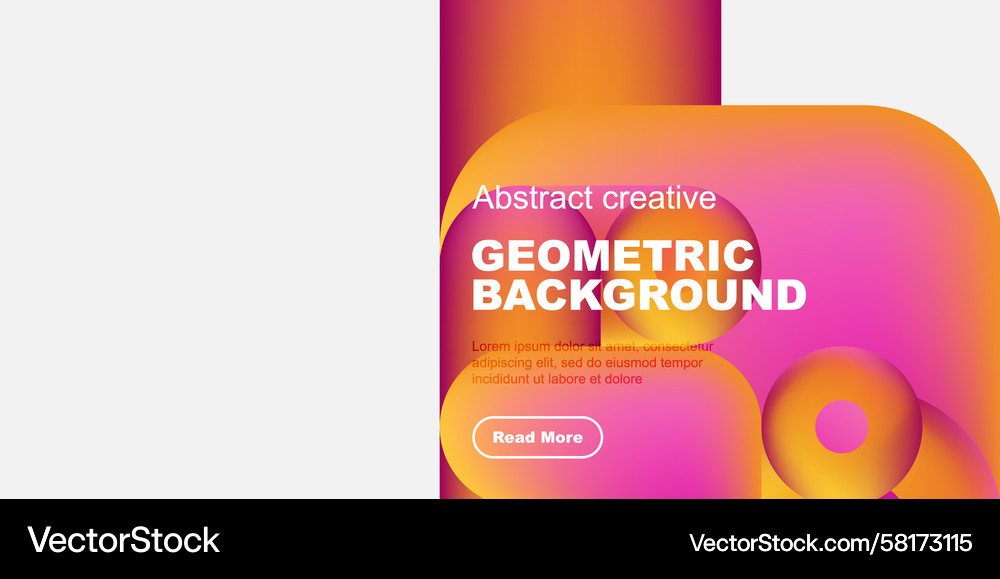 Abstract Gradient Color Block Vector Image