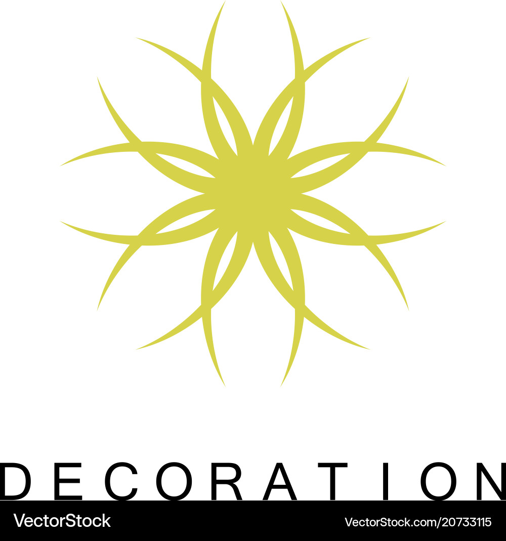 Gould swirl circle decoration logo – Royalty-Free Vector | VectorStock, image size:1000x1069