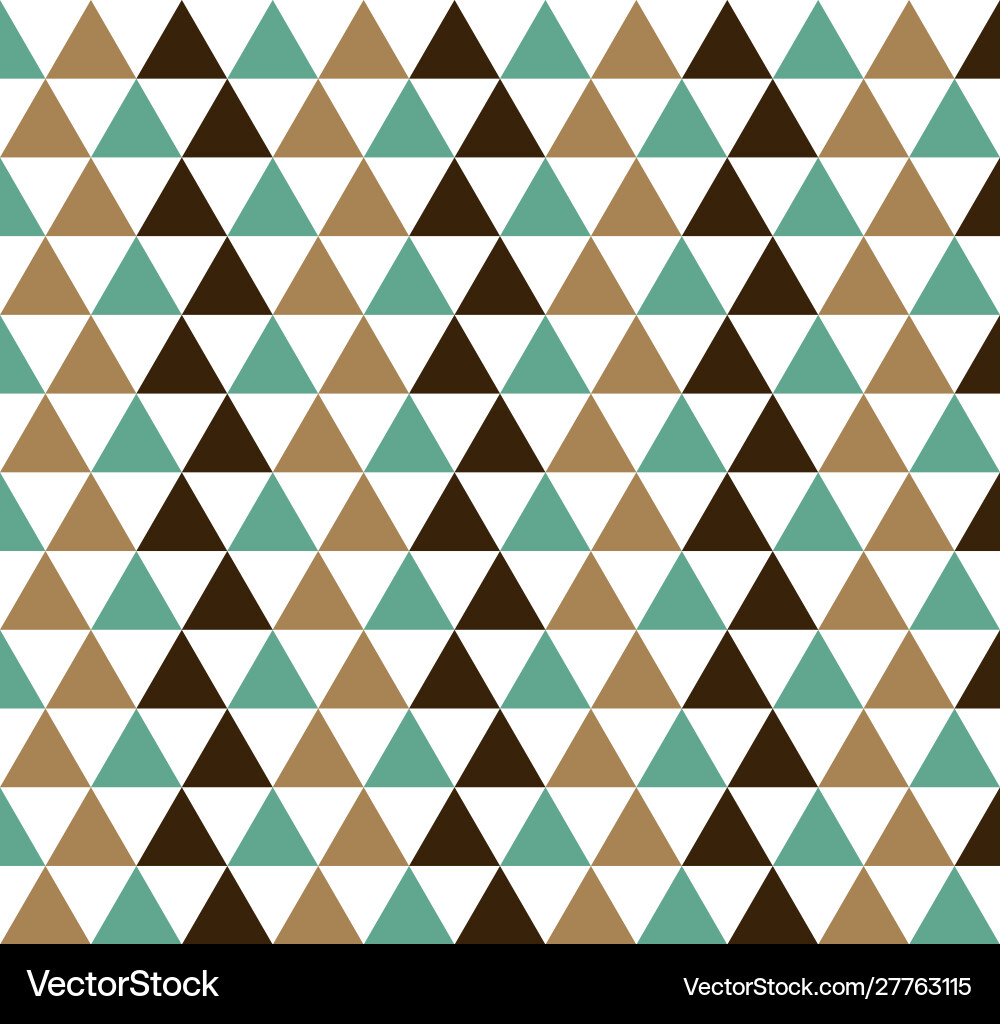 Triangle pattern geometric simple background Vector Image