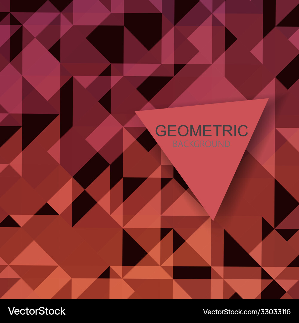 Abstract red triangle background modern design Abstract red triangle background modern design vector image