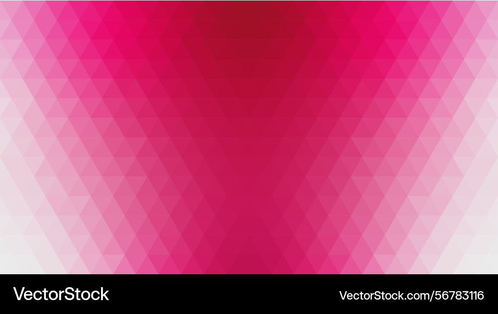 Abstract red triangle gradient background vector image