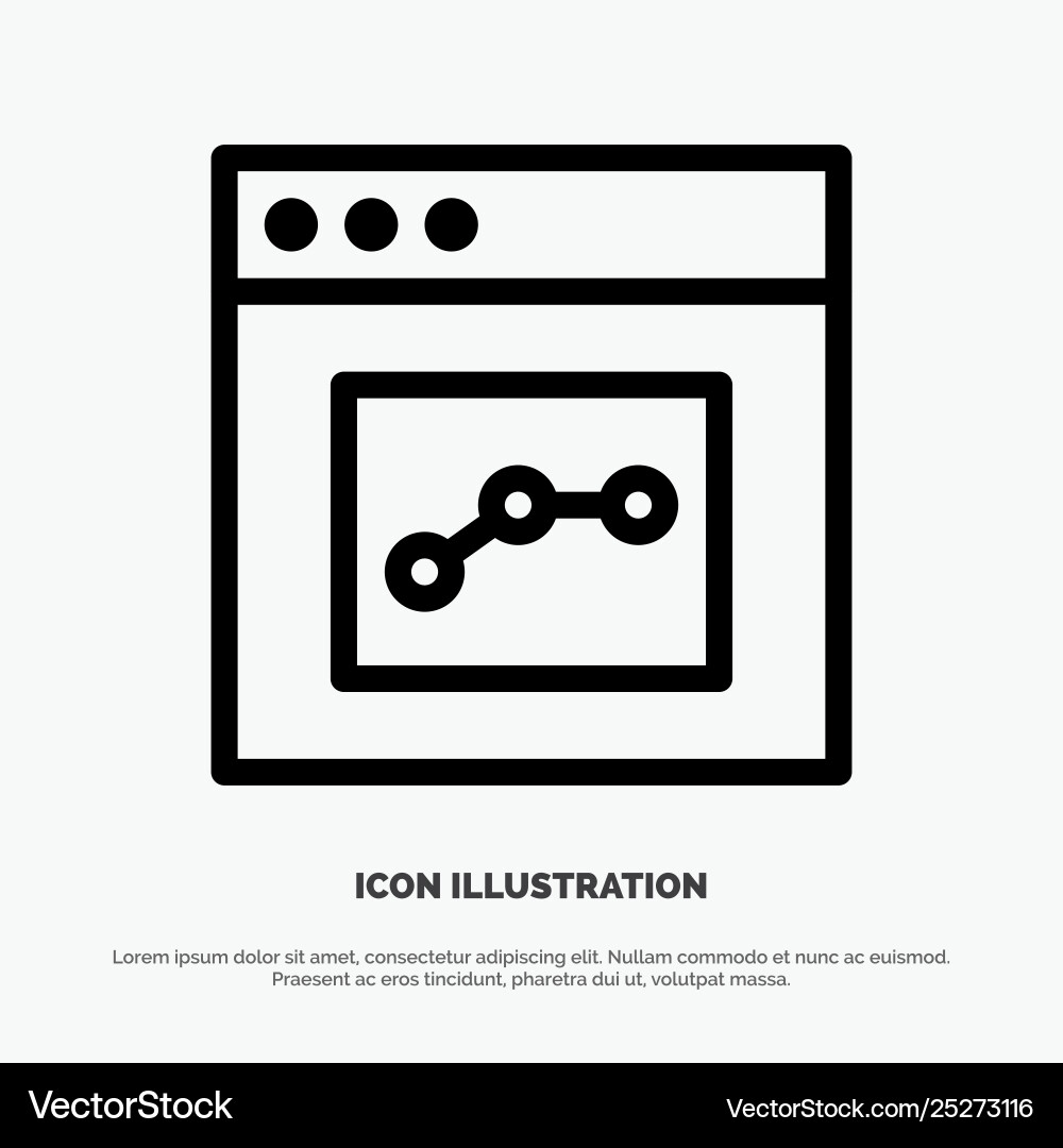 Analytics communication interface user line icon Vector Image