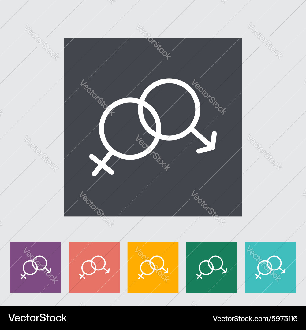 Couple sign Vector Image