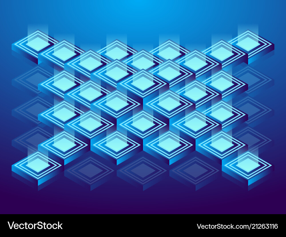 Cryptocurrency and blockchain Cryptocurrency and blockchain vector image