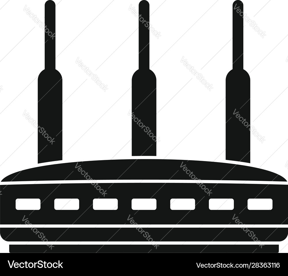 Modern router icon simple style Modern router icon simple style vector image