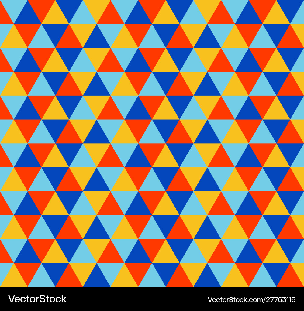 Triangle pattern geometric simple background Triangle pattern geometric simple background vector image