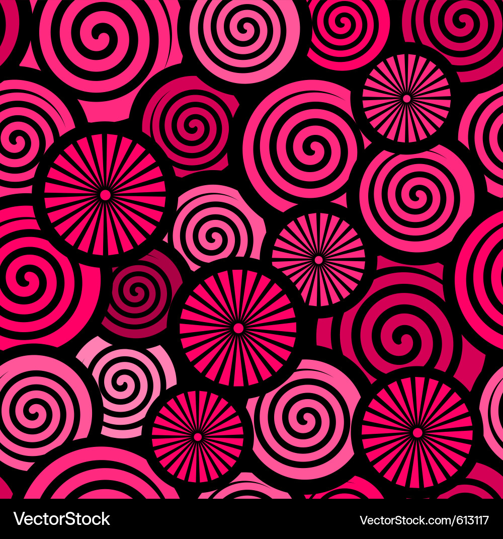 Retro red abstract background vector image