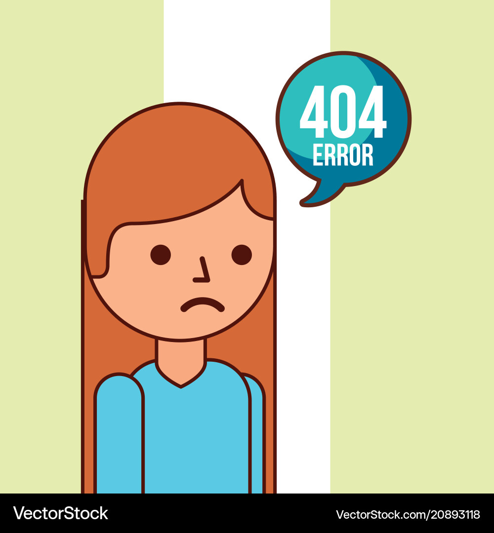 404 error page not found 404 error page not found vector image